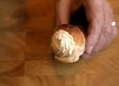 Cream And Jam Filled Baked Horns