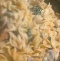 Creamy Chicken And Mushroom Florentine With Egg Noodles