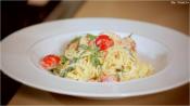 Creamy Garlic Italian Pasta With Cherry Tomatoes 