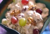 Creamy Grape And Walnut Salad