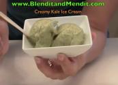 Kale And Banana Vegan Ice Cream