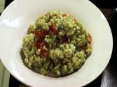 Creamy Pistachio Pesto With Brown Rice