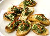 Healthy Herb Mushroom Crostini