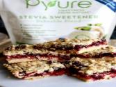 Sugar Free Blueberry Crumble Bars