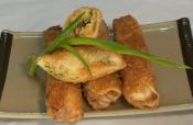 Crunchy Seafood Egg Rolls