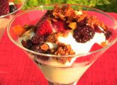 Breakfast Yogurt Parfaits With Homemade Granola 