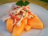 Culinary Carrie: Spicy Crab Salad on Chilled Cantaloupe