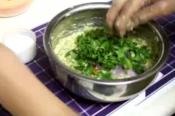 Split Moong Dal Fritters  Batter Mix Preparation Part 4