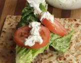 Lamb Gyros Featuring Flatbreads From Damascus Bakery