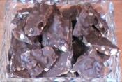 Dark Chocolate Bark With Apricot And Walnut