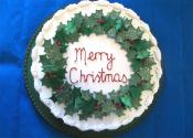 Decorated Christmas Cake