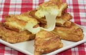 Deep Fried Mozzarella Sandwich