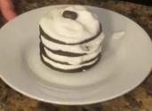 Quick Dessert-chocolate Wafers 'n Cream