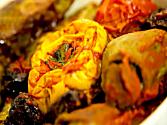 Dolmeh (mixed) Dolme Cabbage Tomato Eggplant Mexican Squash And Bell Pepper