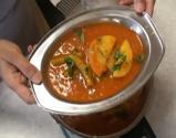 Easy Potato And Drumstick Curry