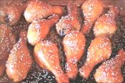 Oven Baked Apple Sesame Chicken Drumsticks