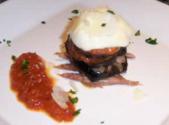 Eggplant Parmigiano Stack