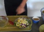 Vegetable And Egg Salad With Homemade Dressing