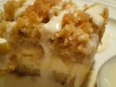 Egg-less Cheese And Apple Coffee Cake