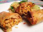 Baked Pork Spring Rolls