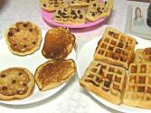 Eggless Pancakes & Waffles With Oatmeal