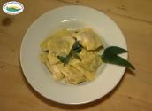 Ravioli Stuffed With Eggplant And Walnut