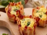 Quick Eggs In Bacon Baskets 