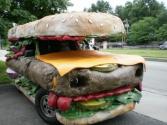 The  burger mobile!!