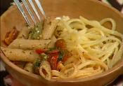 Fettuccine Alfredo, Linguine Prima Vera And Whole Grain Veggie Penne