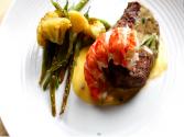Filet Mignon And Lobster Tail With Bearnaise Sauce (valentine's Recipe)