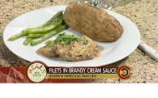Beef Fillet In Brandy Cream Sauce