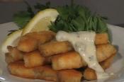 Fried Fish Fingers With Creamy Tartare Sauce