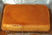 Almond Flavored Flan With Berry Salsa