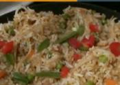 Indo-chinese Vegetable Fried Rice -fusion