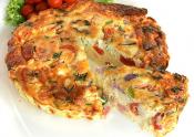 Tender Spring Asparagus Low Fat Frittata