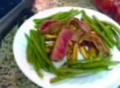 Flank Steak And French Fries
