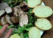 Garlic And Balsamic Marinated Seared Pork Tenderloin