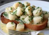 Scallops In Garlic Parsley Sauce