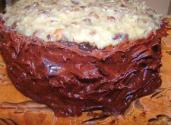 German Chocolate Cake With Chocolate Icing