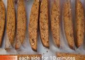 Ginger Biscotti With White Chocolate