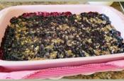Gluten Free Blueberry And Oat Crisp