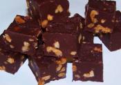 Gluten Free Walnut Chocolate Fudge