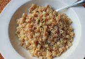 Goat Cheese Apple Walnut Pasta