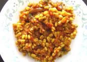 Sprouted Green Gram Curry