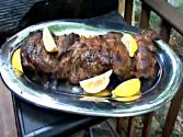 Grilled Leg Of Lamb - Greek Style