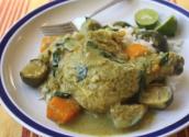 Fragrant Green Coconut Curried Chicken