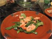 Green Salad With Smoked Salmon And Pine Nut Hummus