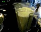 Green Smoothie With Blue Berries