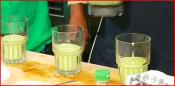 Protein Shake Two Ways With Fresh Poi And Green Tea