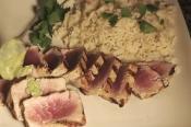 Grilled Ahi Tuna With Wasabi Butter